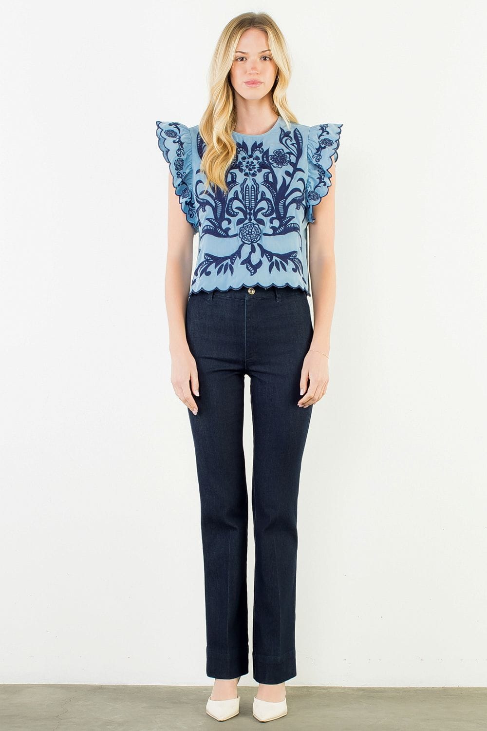 THML Top Bella Embroidery Top