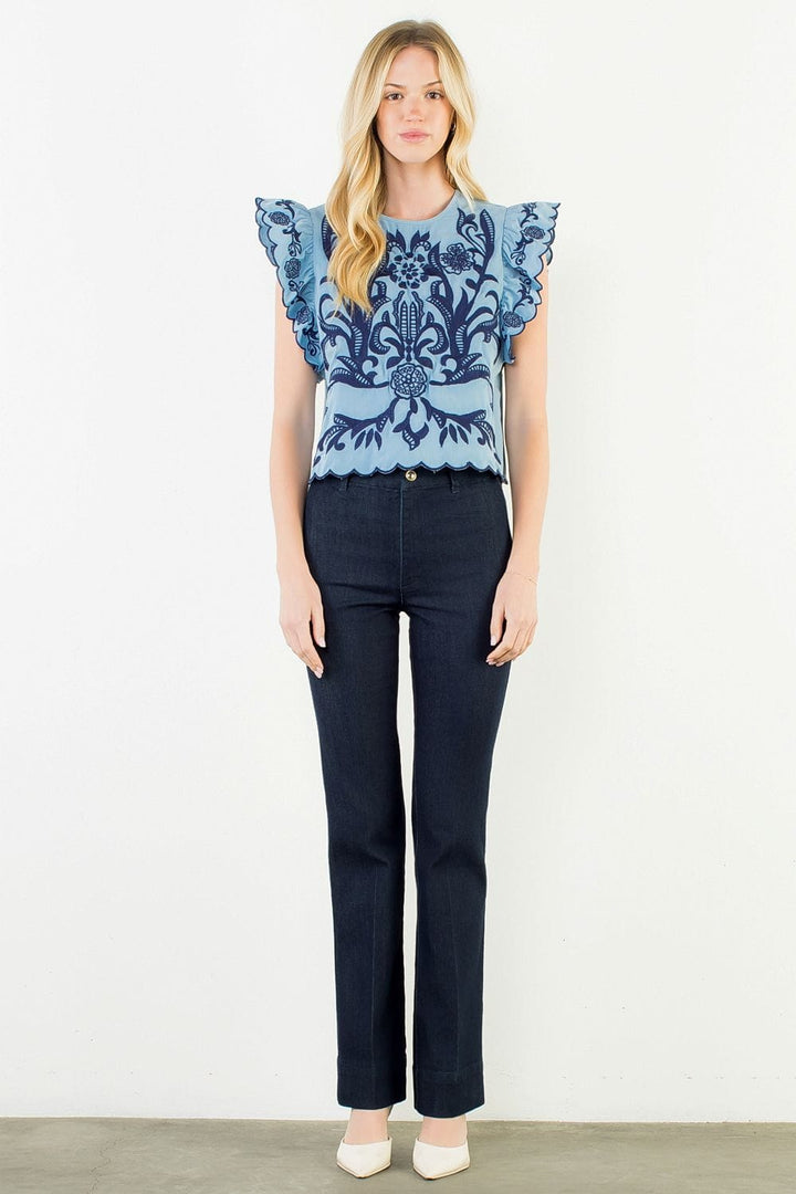 THML Top Bella Embroidery Top