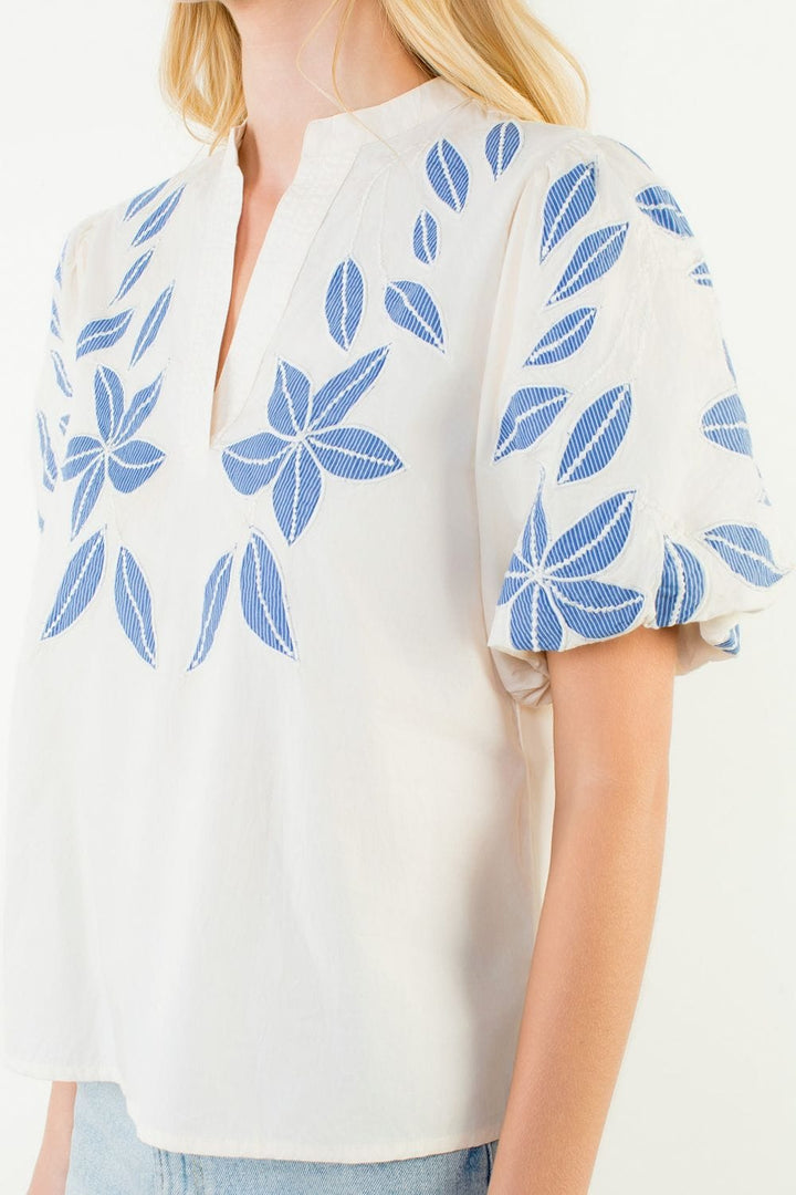THML Top Brielle Embroidered Top