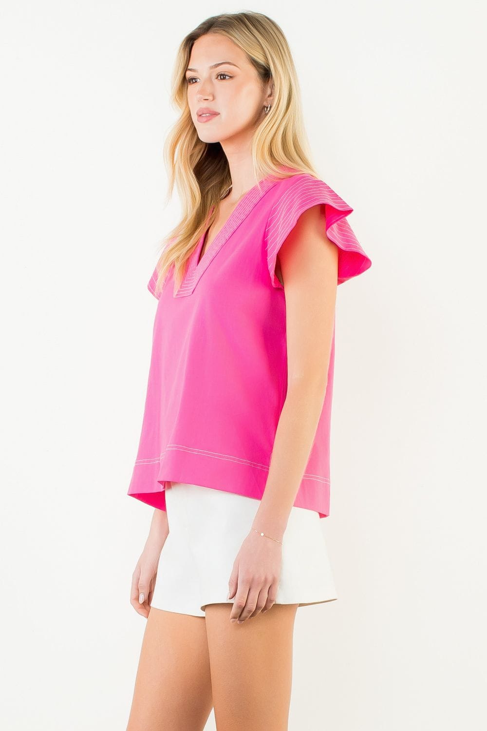 THML Top Daisy V-Neck Top