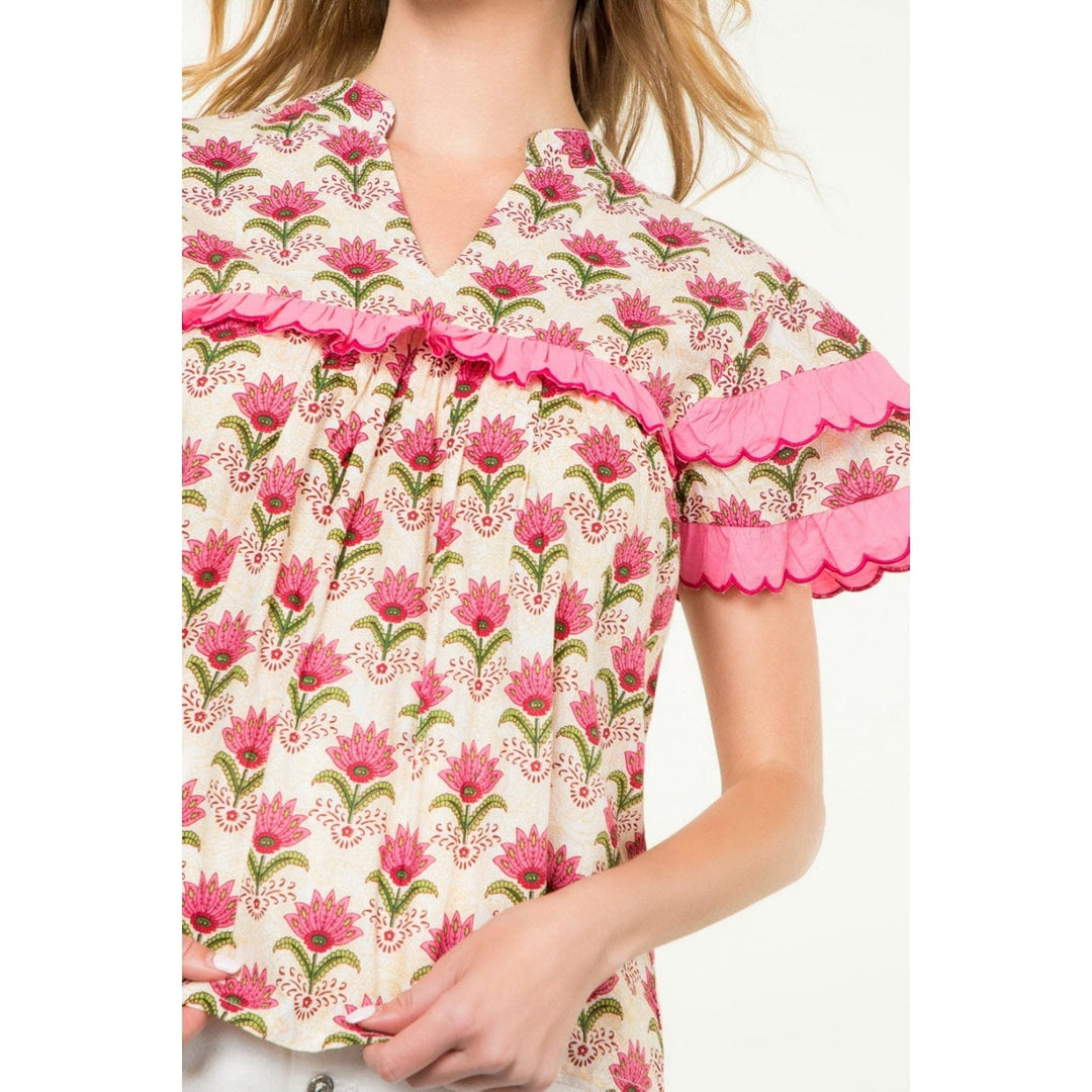 THML Top Diana Floral Top