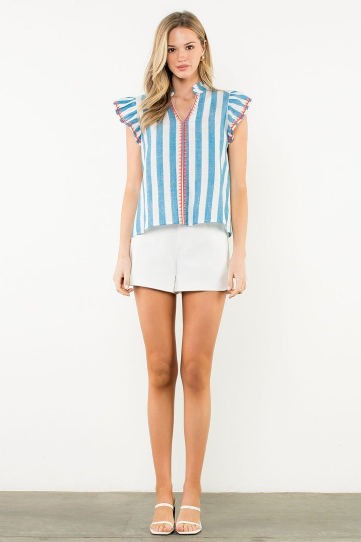 THML Top Eliza Striped Top