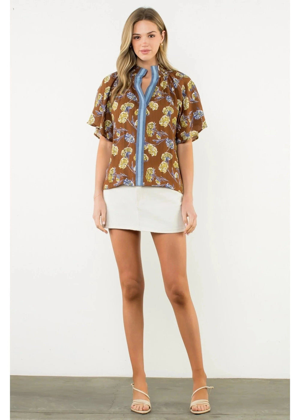 THML Top Elsie Floral Top