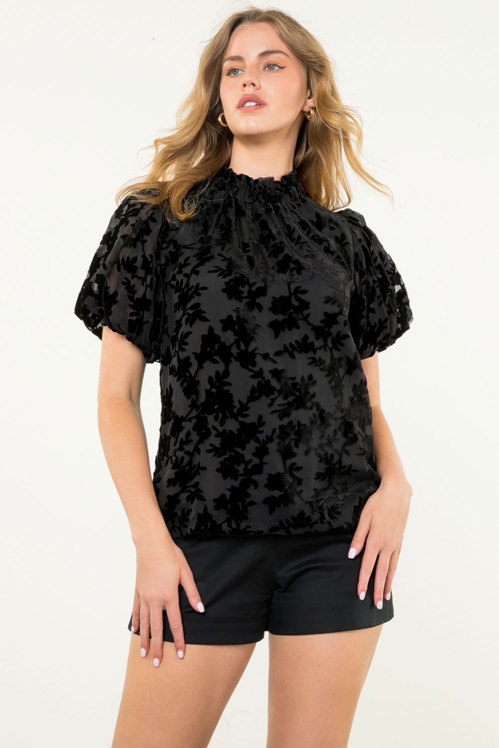 THML Top Marlee Velvet Top