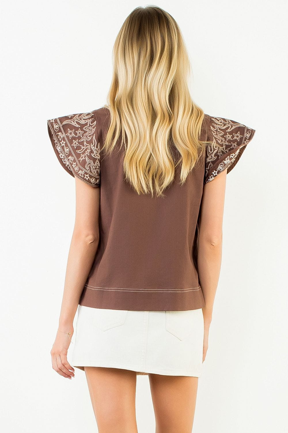 THML Top Mary V-Neck Top