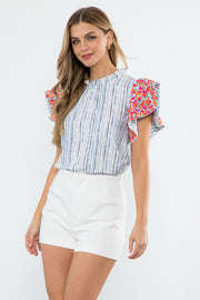 THML Top Maxine Embroidered Top