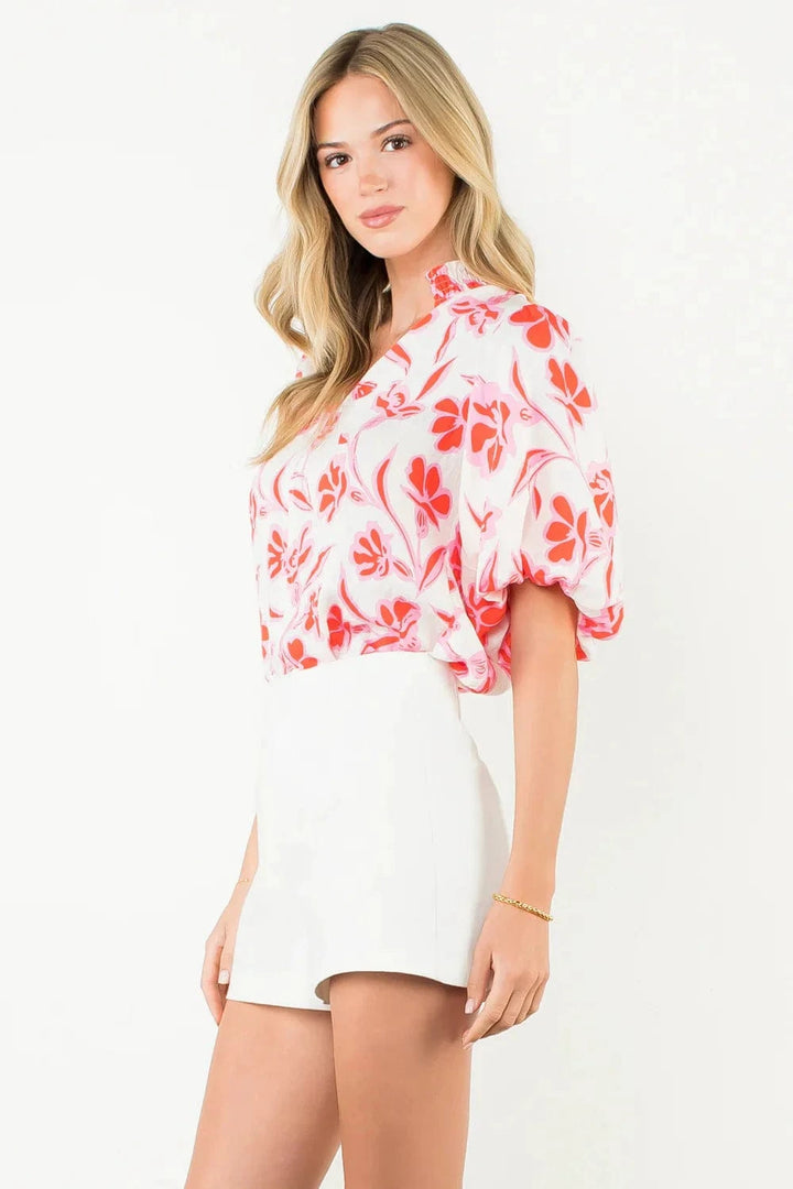 THML Top Melody Puff Sleeve Top