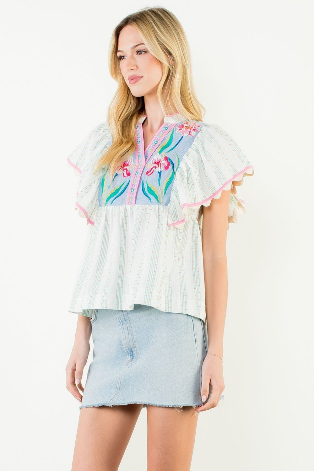 THML Top Millie Flutter Top