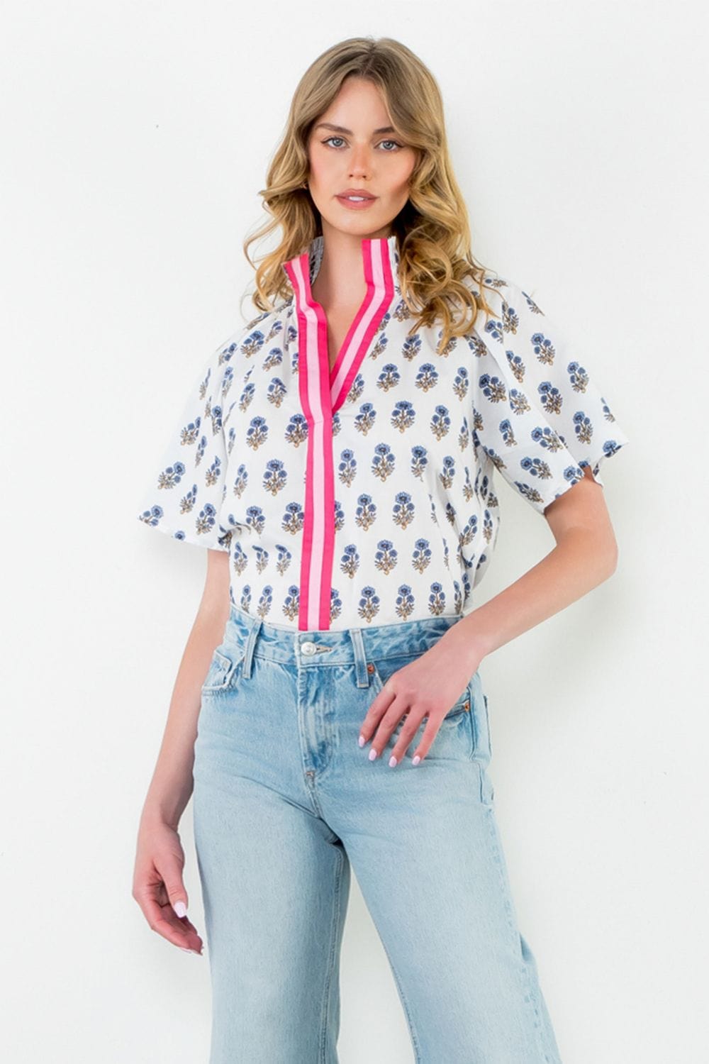 THML Top Molly Flower Print Top