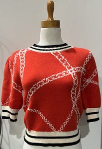 THML Top Red / XS Leyla Knit Top