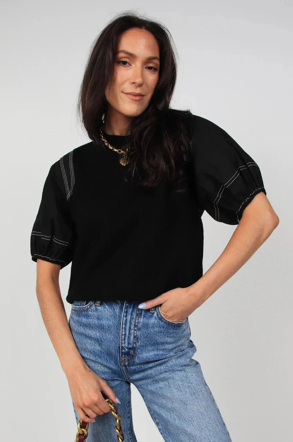 THML Top Tessa Poplin Top