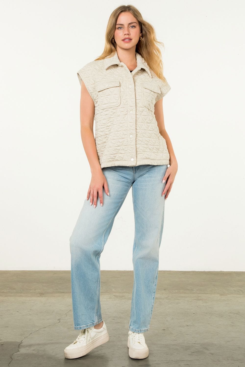 THML Vest Joy Button Up Vest