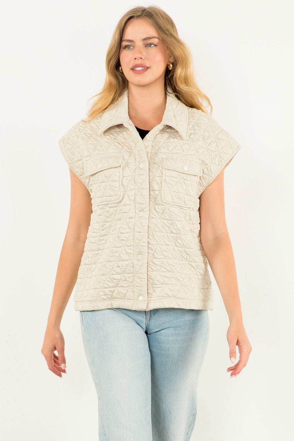 THML Vest Joy Button Up Vest