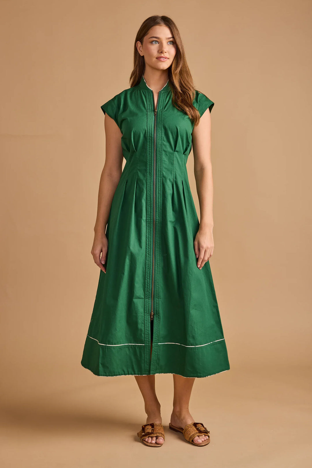 pine green dress Rosalie Dress Pine / S