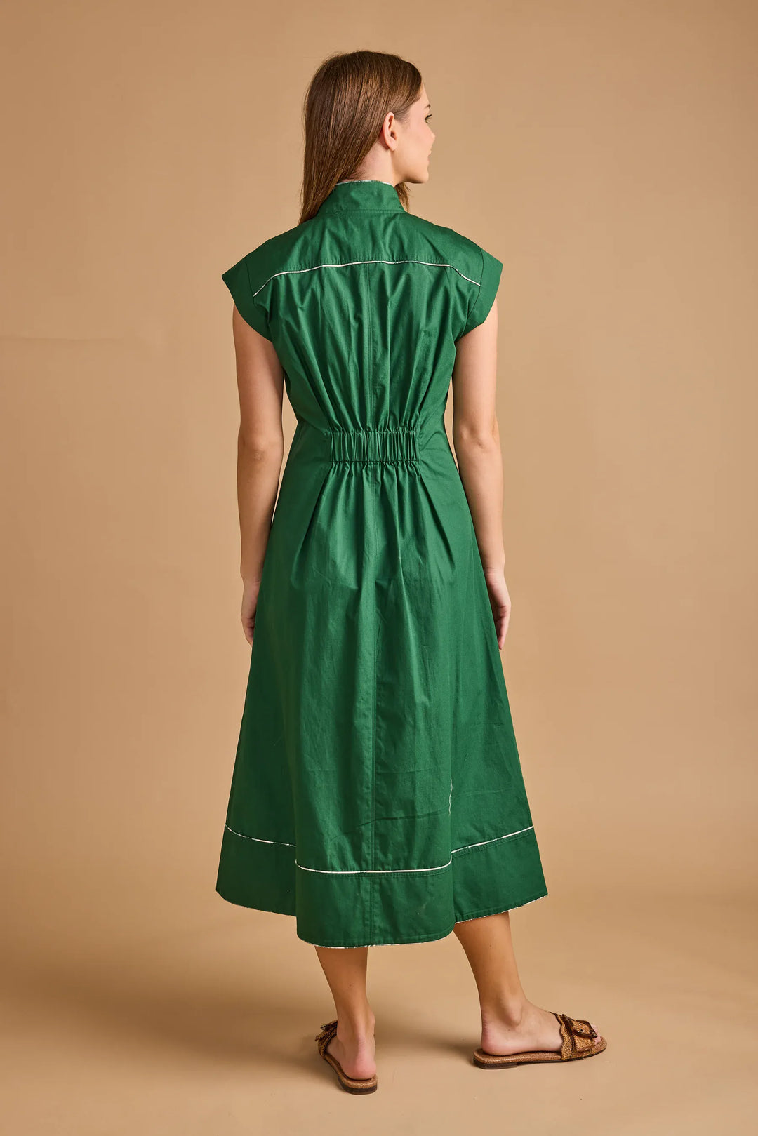 Thomas &amp; Lourdes Rosalie Maxi Dress featuring a flowing silhouette and elegant design, perfect for summer occasions.
