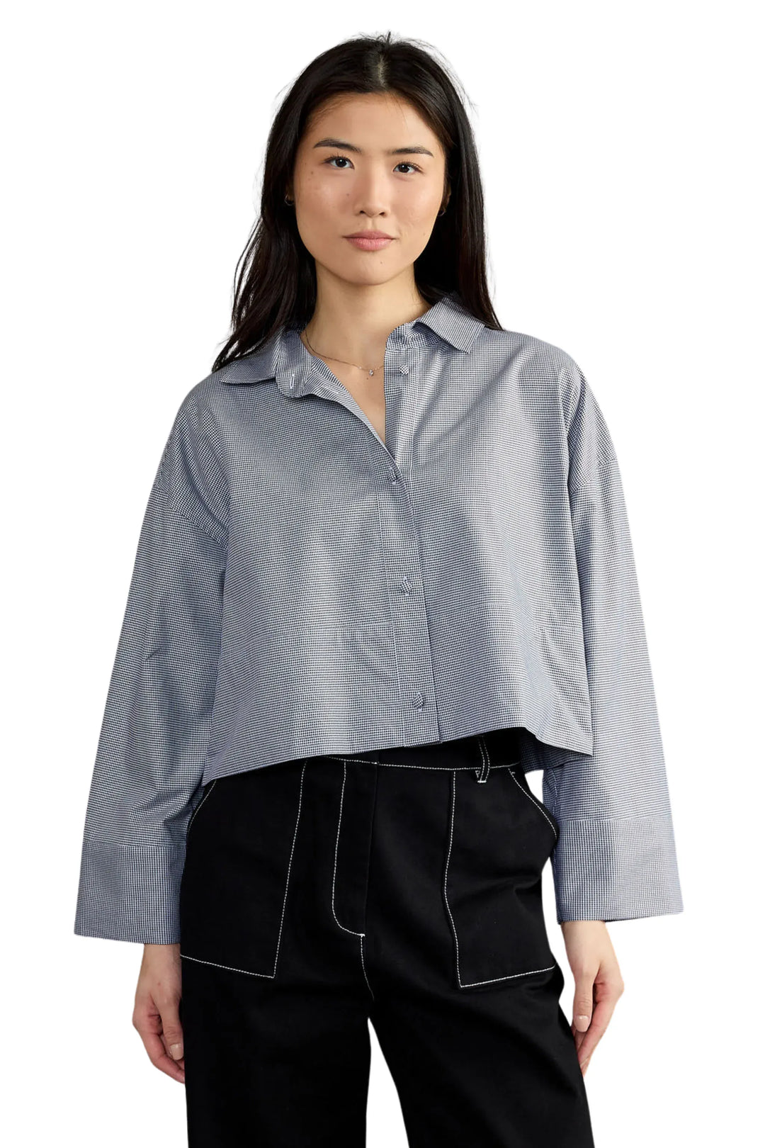Thomas & Lourdes Top Houndstooth / XS Damien Top