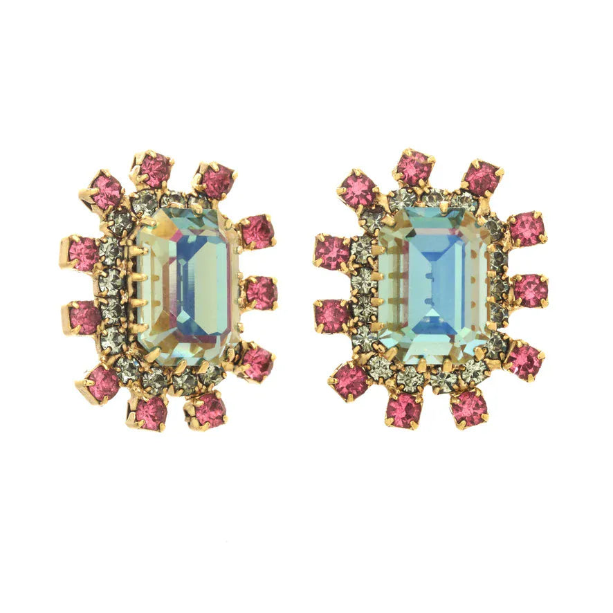 Tova Earrings Aqua Lemon Sisi Earrings