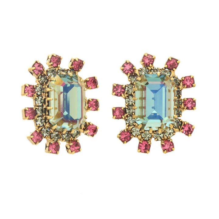 Tova Earrings Aqua Lemon Sisi Earrings