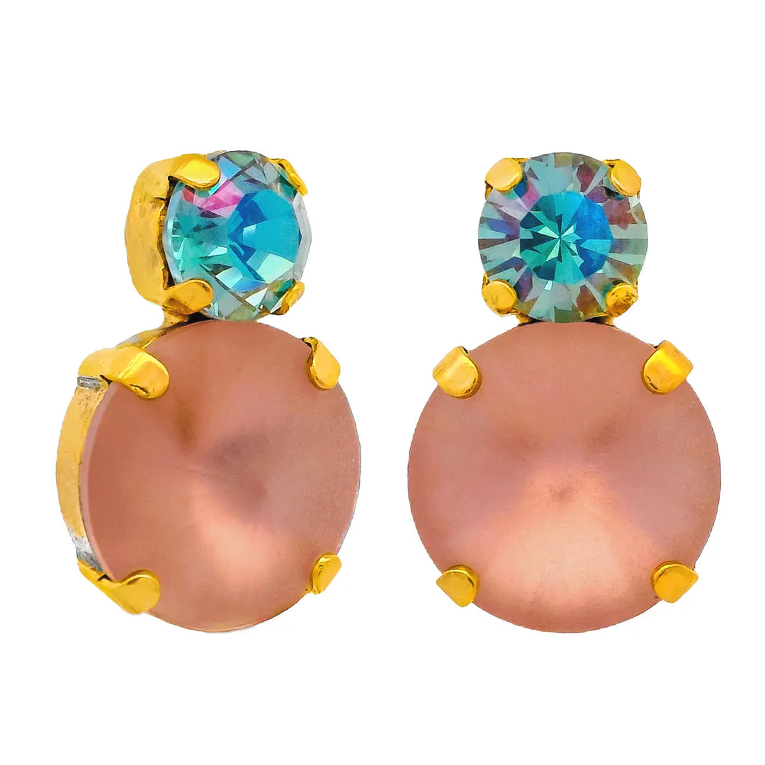 Tova Earrings Vintage Rose Matte Baby Maegan Earrings