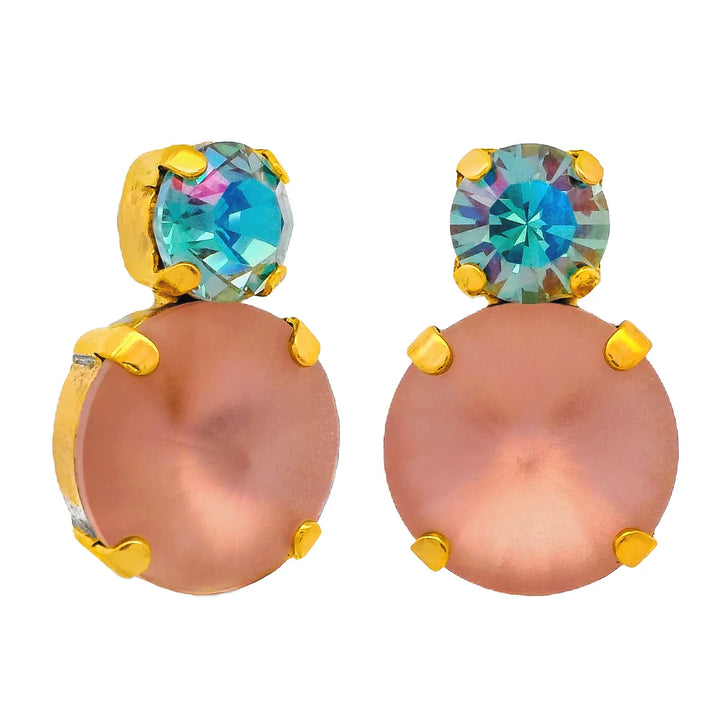 Tova Earrings Vintage Rose Matte Baby Maegan Earrings