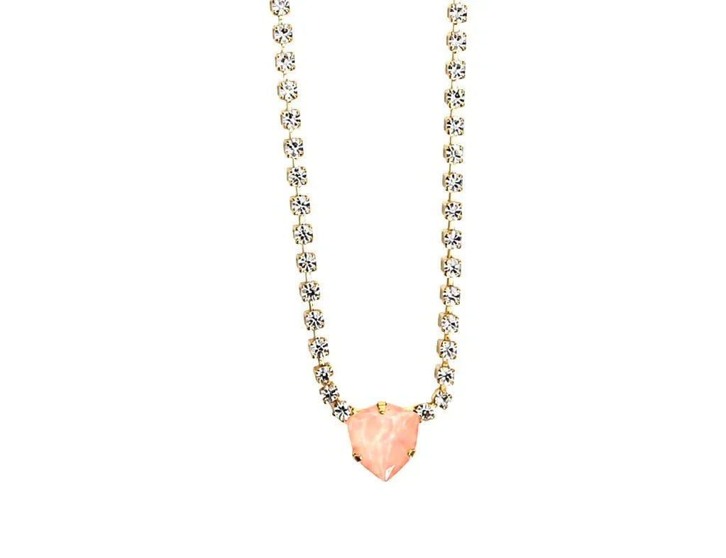 Tova Necklace Chiffon Rhys Triangle Necklace
