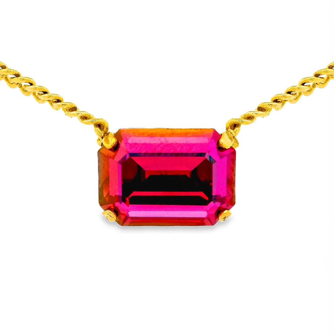 Tova Necklace Dark Rose Rubin Necklace