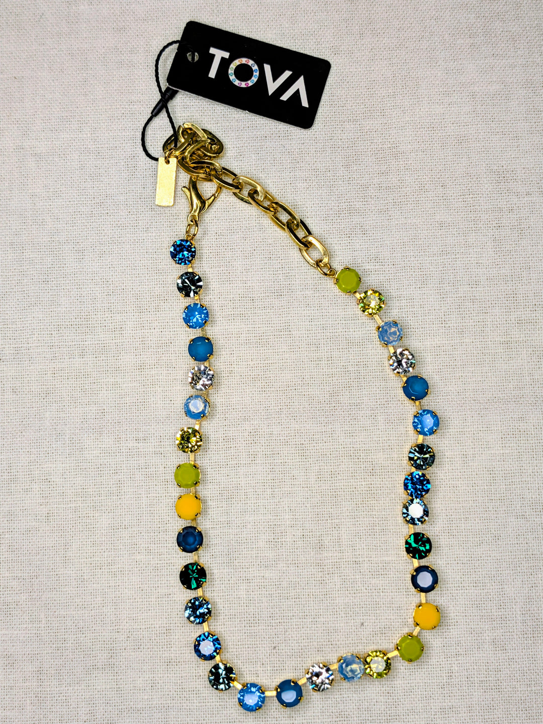 Tova Necklace Green and Blue Cowboy Oakland Necklace