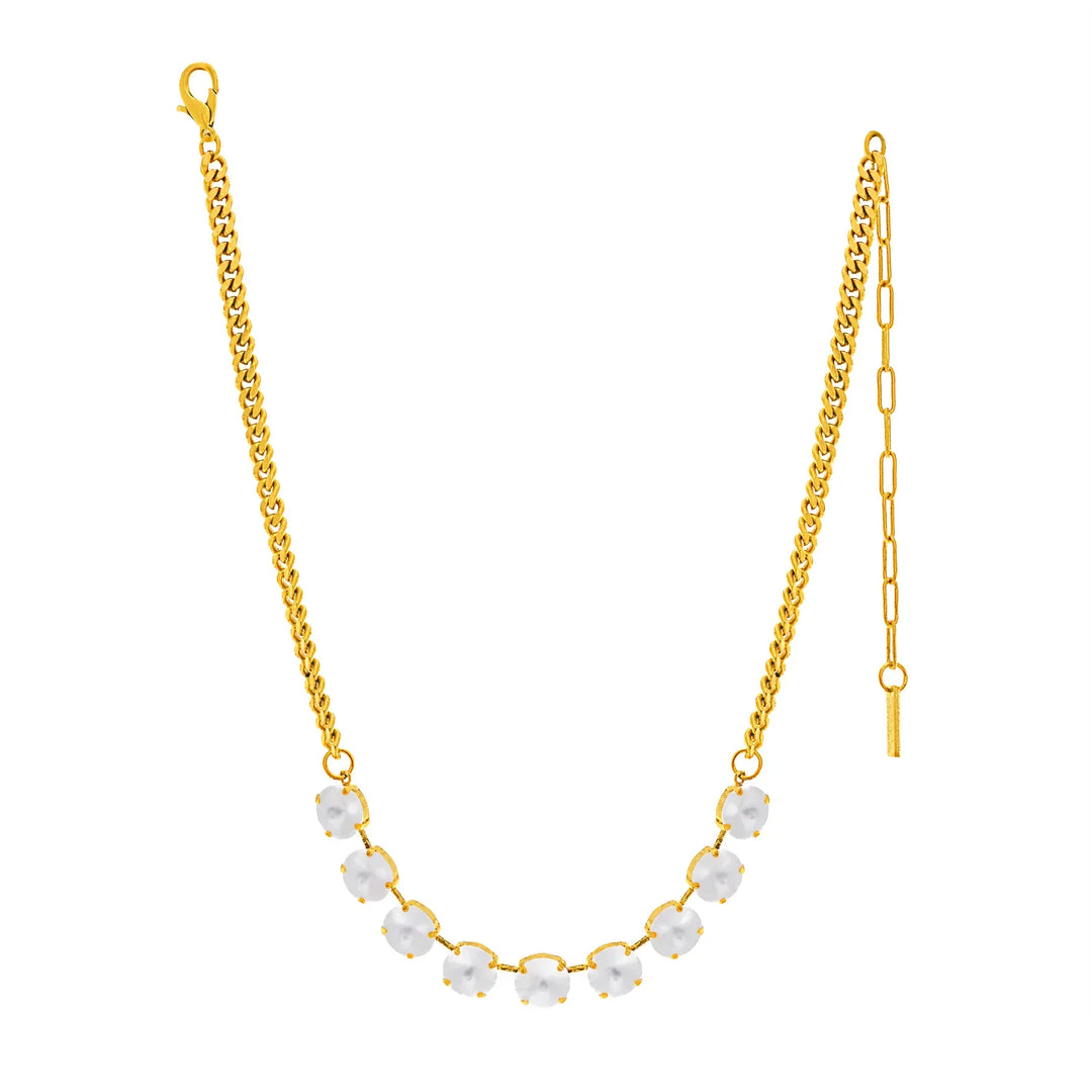 Tova Necklace Mini Sofia Necklace in White Matt