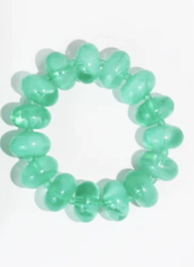 Treasure Jewels Bracelet Aqua Sugar Beads Bracelet