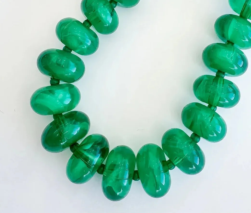 Treasure Jewels Bracelet Green Sugar Beads Bracelet