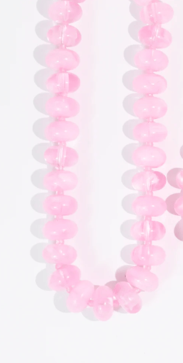 Treasure Jewels Necklace Pink Sugar Beads Necklace