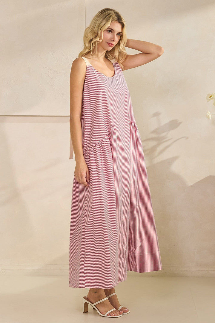 Tres Bien Dress Harlow Stripe Maxi Dress