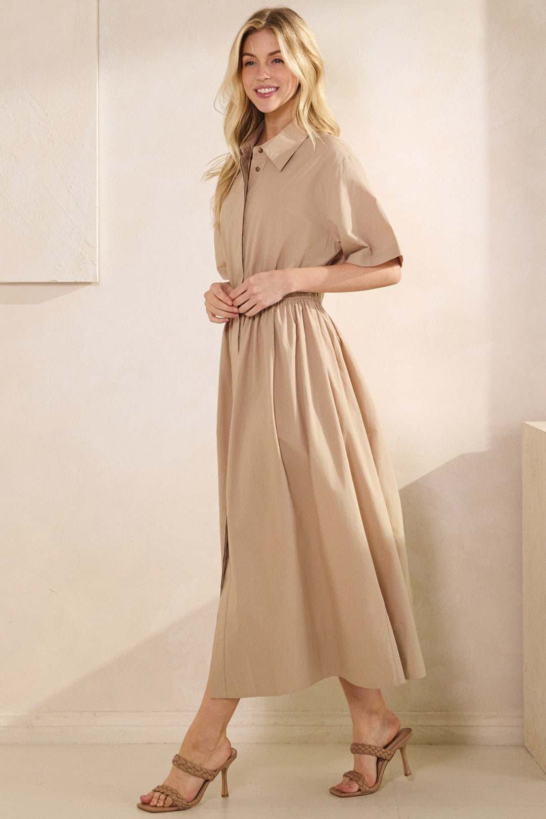 Tres Bien Dress Kamila Poplin Maxi Dress