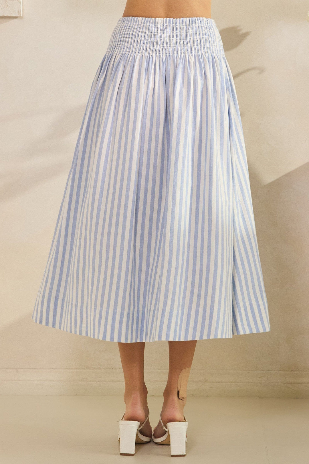 Tres Bien Skirt Amari Striped Maxi Skirt