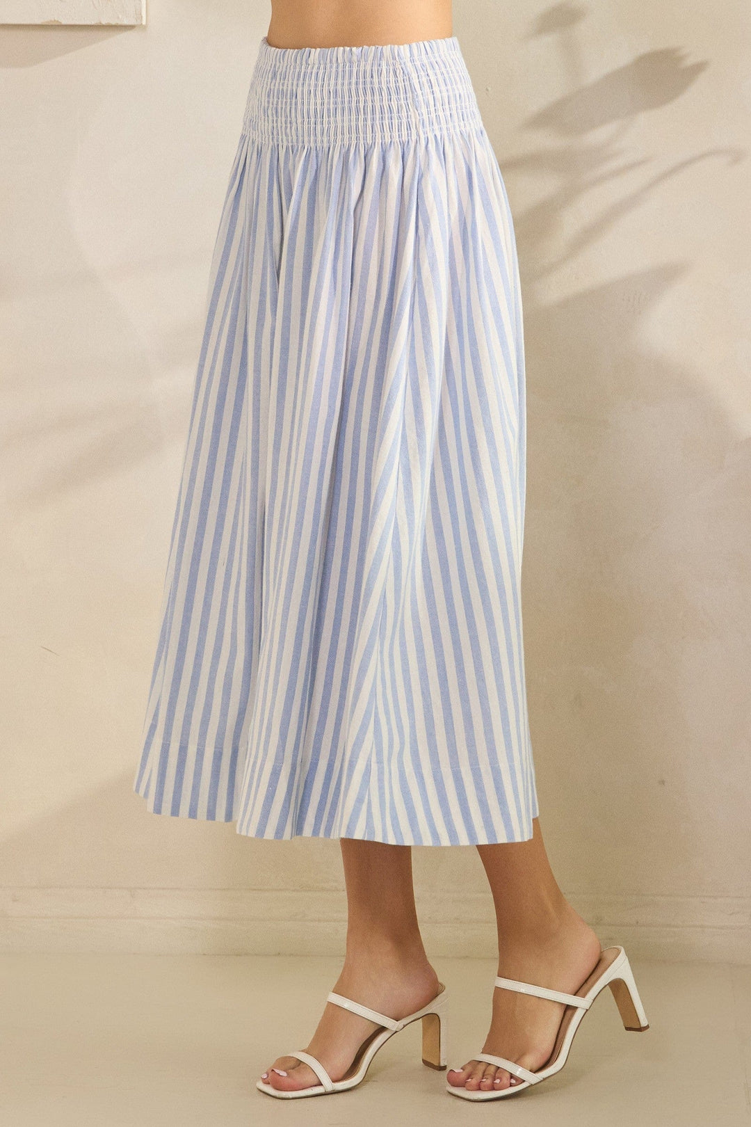 Tres Bien Skirt Amari Striped Maxi Skirt