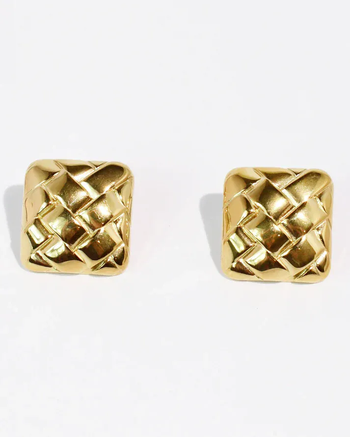 Tresure Jewels Jewelry Woven Crush Stud