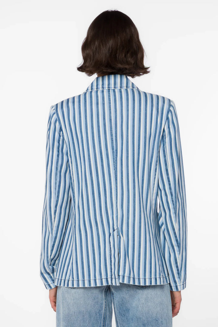 Velvet Heart Blazer Beni Blue Stripe Blazer