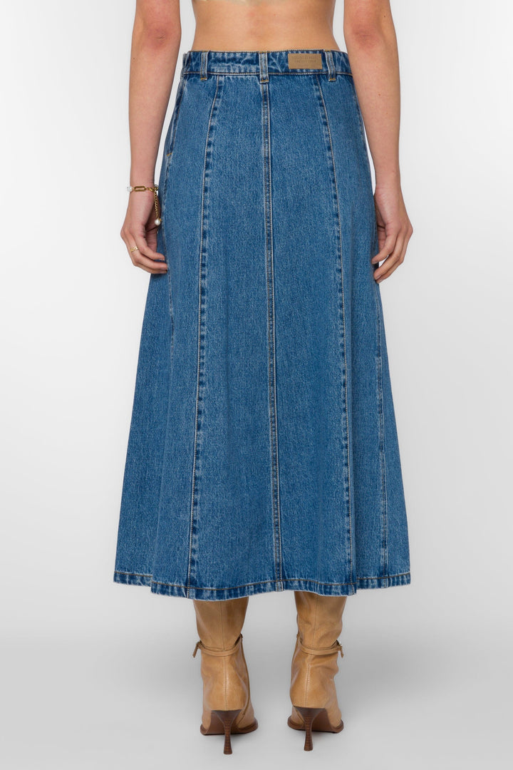 Velvet Heart Skirt Dallas Blue Skirt