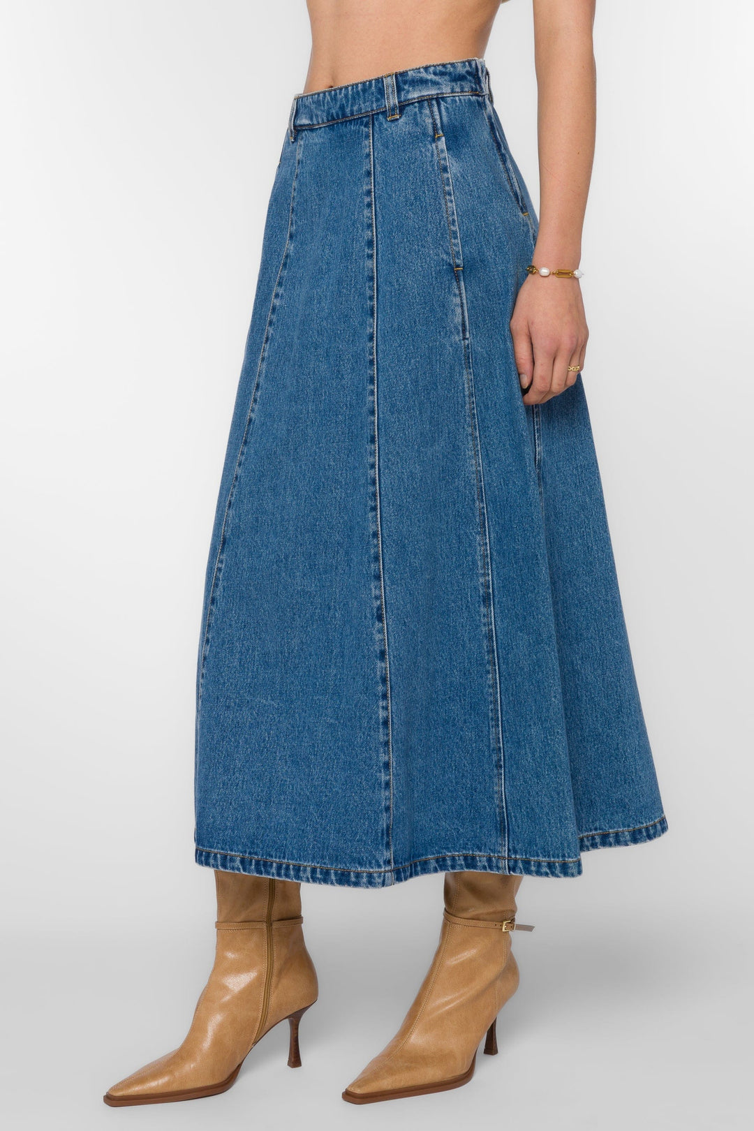 Velvet Heart Skirt Dallas Blue Skirt