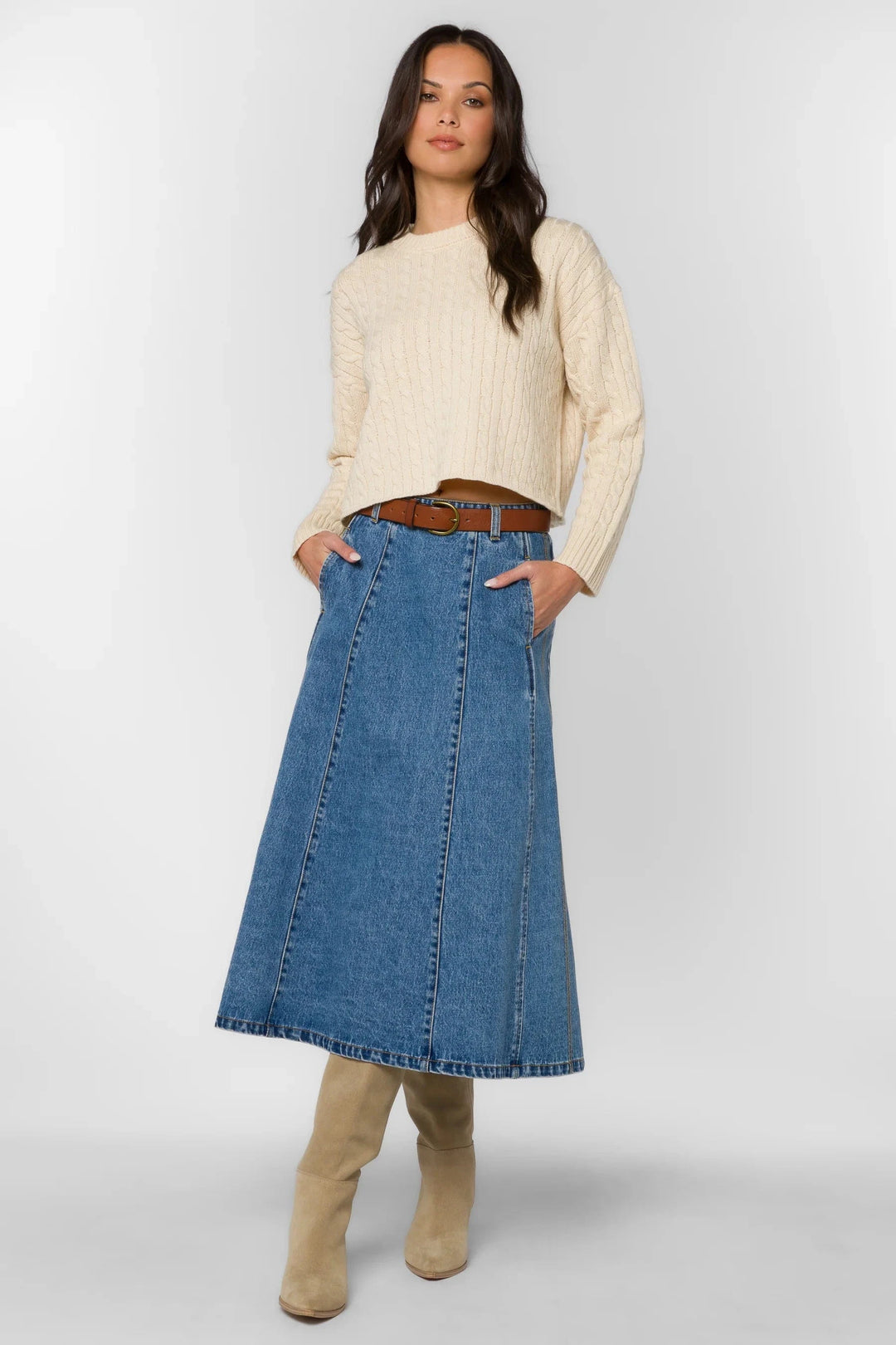 Velvet Heart Skirt Sena Blue / 24 Dallas Blue Skirt