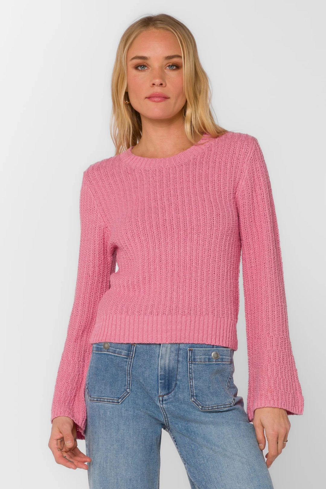 Velvet Heart Sweater Pink Cosmos / XS Solvang Sweater