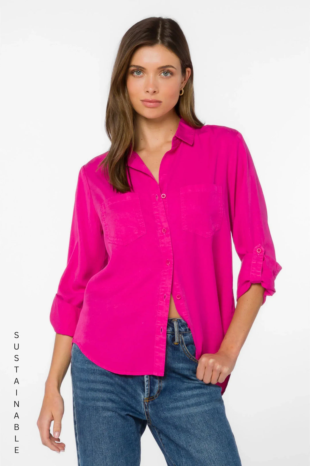 Velvet Heart Top Fuchsia Flambe / XS Sirena Top