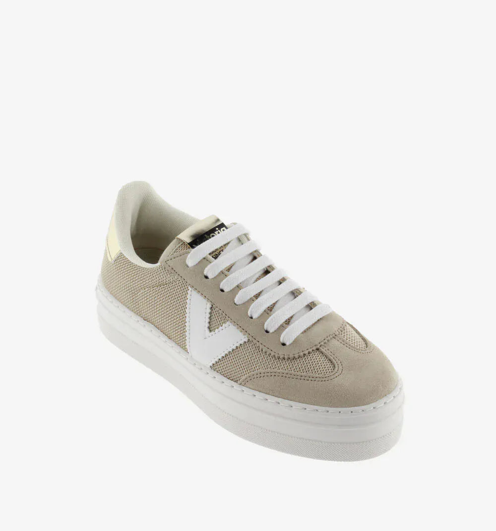 Victoria Shoes Sneaker Platino / 37 Barcelona Mesh Sneakers