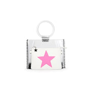 Vintage Havana Purse White w/ Pink Star Mini Molly Handbag