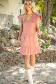 Voy Dress Kiana Tiered V-Neck Dress