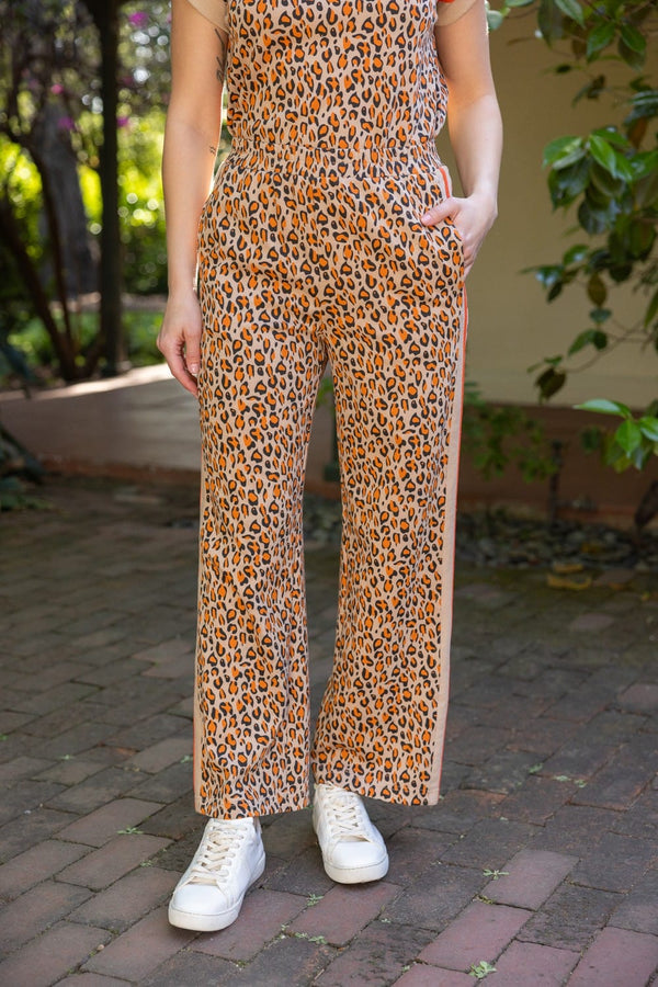 Voy Pants Camel / S Julia Leopard Pants