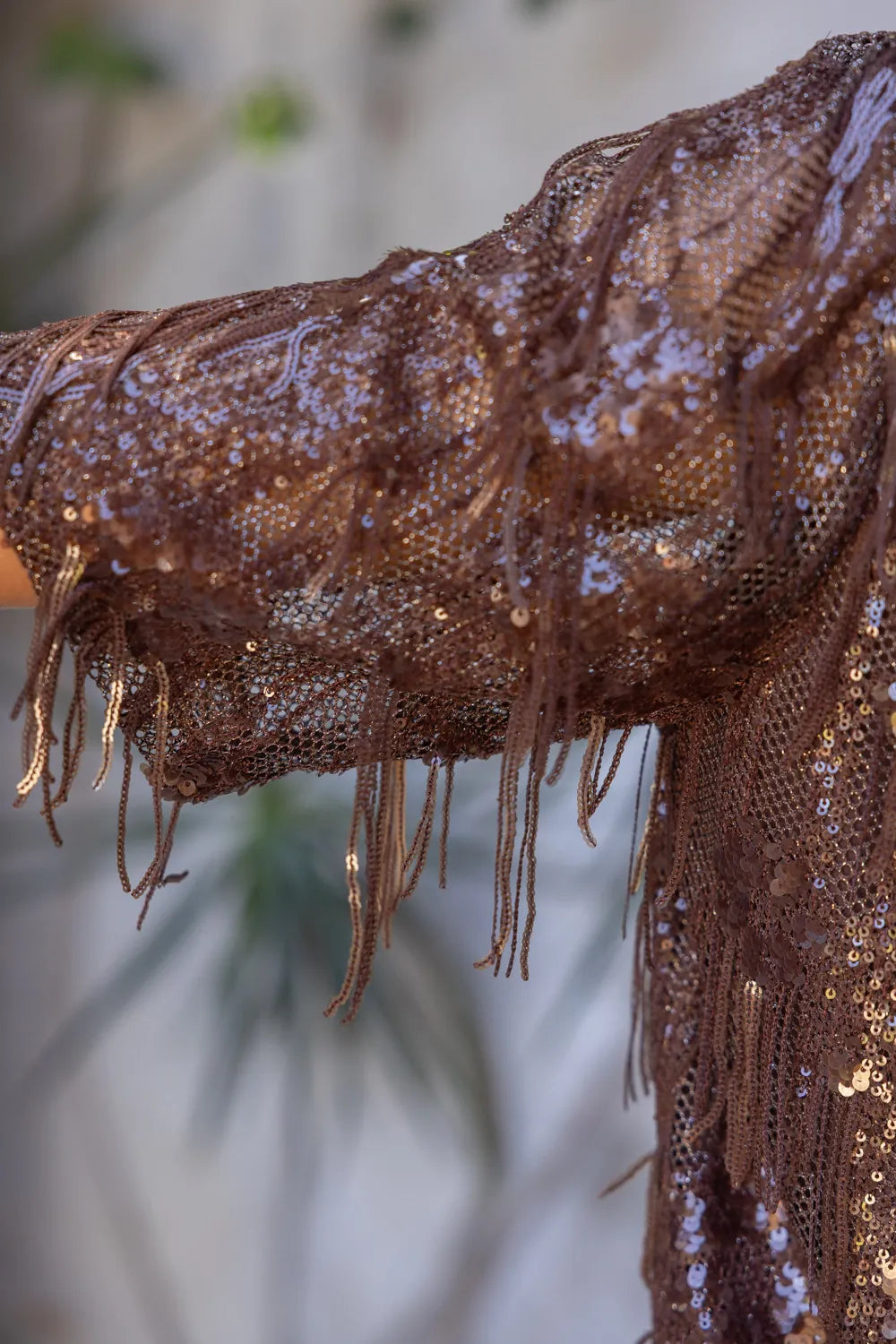 Voy Skye metallic sequin top with shimmering sequins and a stylish sleeveless design