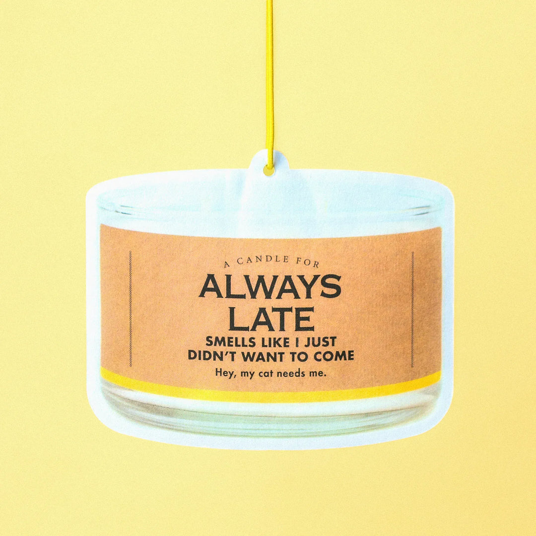 Whiskey River Soap Co. Gift Always Late Whiskey River Candle Air Freshener