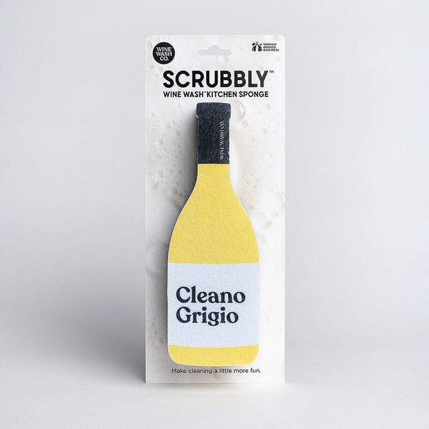 Wine Wash Co Sponge Cleano Grigio Scrubbly™ Sponge