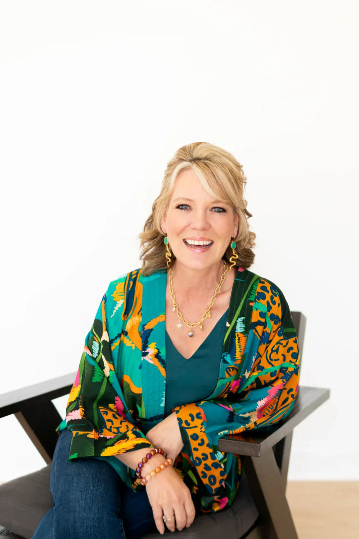 Winton and Waits Kimono Jungle Party / One size Jungle Party Short Kimono